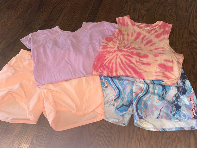 Athleta Girls Xxl Shorts Shirts