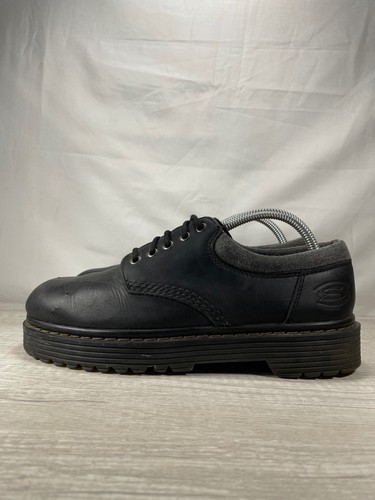 Skechers Chunky Black Leather Oxford 