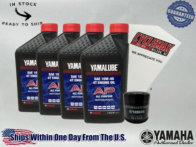 #ad #ad Cyclemax Standard Yamalube Oil Change Kit fits 2007 2017 Yamaha V STAR 1300 $57.15