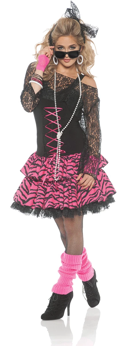 Underwraps Flashback 80s Madonna Dress Adult Womens Halloween Costume 28203