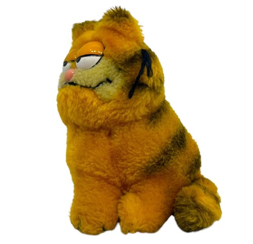 Garfield 5” Plush Sitting Stuffed Animal Orange Fat Car Vintage Dakin 1981 - Picture 4 of 6