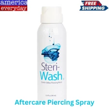 Steri-Wash® Aftercare Piercing Spray 3 oz *BRAND NEW*