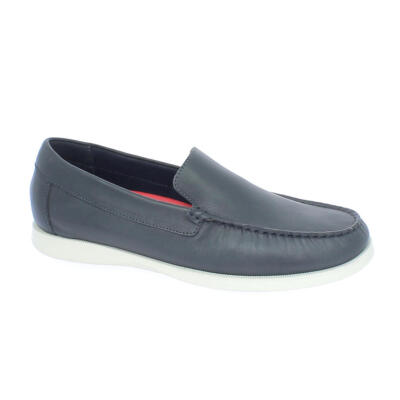 Michelle Herren Bart Leder Halbschuh, Linie Luxury By Tommy - BLAU (Blau)