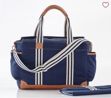Pottery Barn Kids Classic Navy Diaper Bag 179