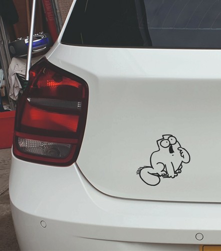 Cat Stickers Animal Decals Funny Vinyl Car Van Truck Home Decor Wall Art Simons - Picture 34 of 52