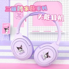 Kuromi Cinnamoroll Bluetooth Headphones Foldable Headset Game Wireless Earphones