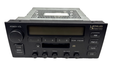 98-00 LEXUS UCF20L LS400 RADIO STEREO CASSETTE PLAYER HEAD UNIT