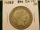 1908 D    Barber Half Dollar  Item # 6783