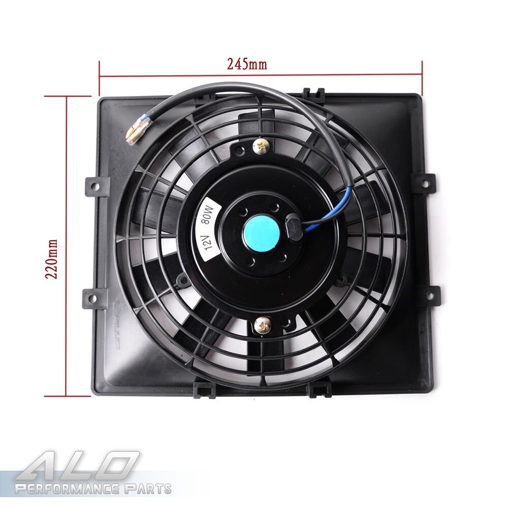 Fit For Car/ Truck Thermostat Adaptor Engine Racing Oil Cooler Kit 19 Row 10AN E - Foto 6