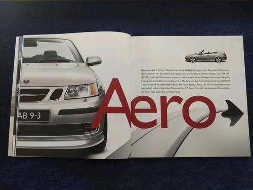 Saab 93 Cabrio Cabriolet Prospekt 2006 + Preisliste - Picture 8 of 11