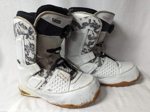 Vans Fargo Boa Snowboard Boots Size 14 Color White Condition Used - Picture 9 of 9