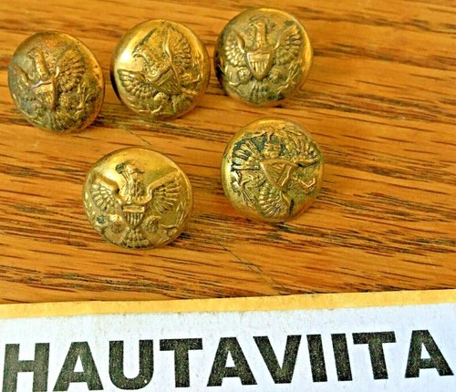 Indian War Period US Army 1875 1893 Brass Buttons Horstmann 