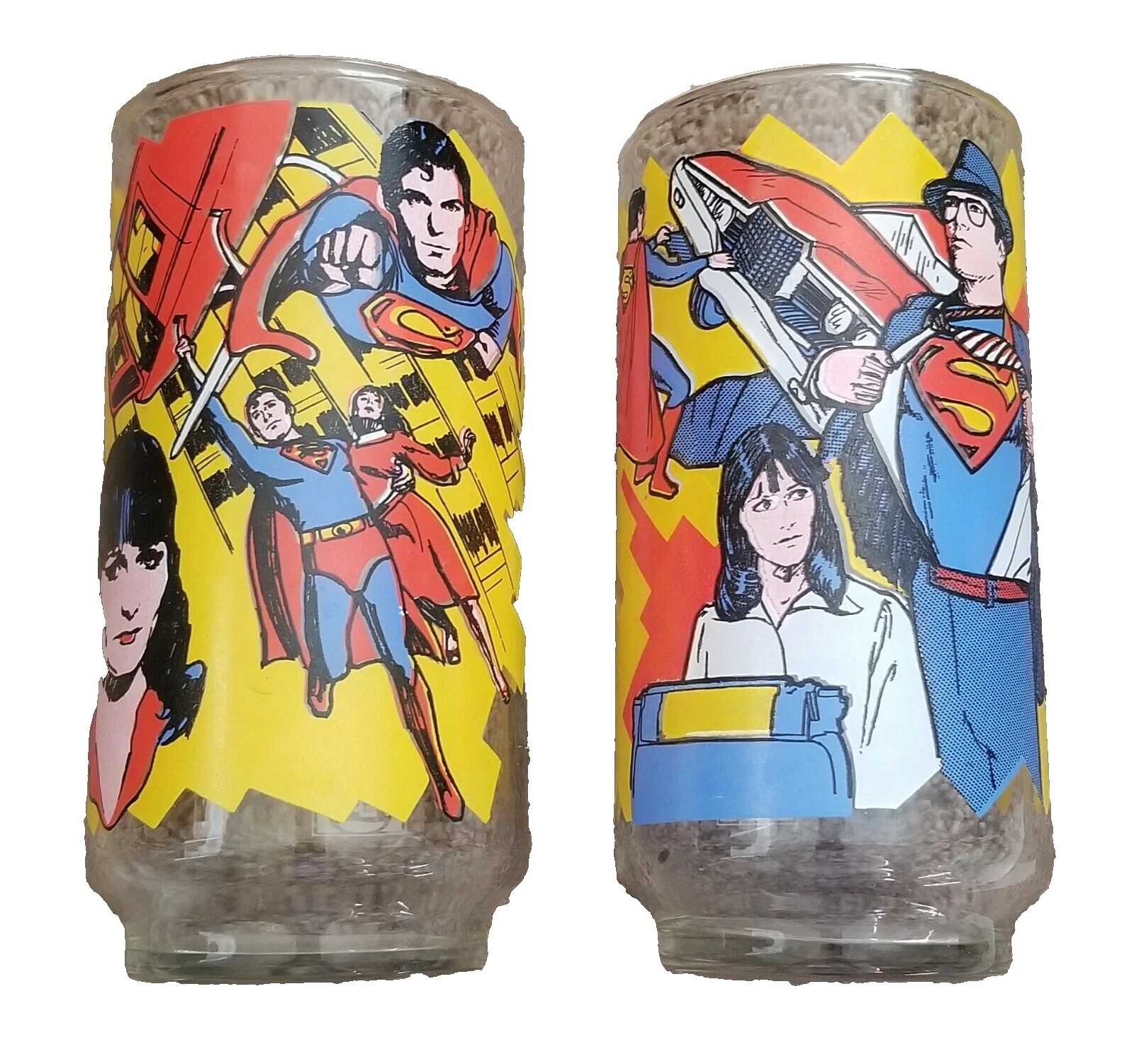 Superman Vasos promocionales de colección