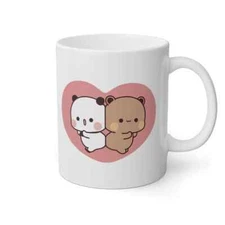 Peach And Goma Mug, Bubu And Dudu Mug, Gift For Her, Peach And Goma, Bubu And Du