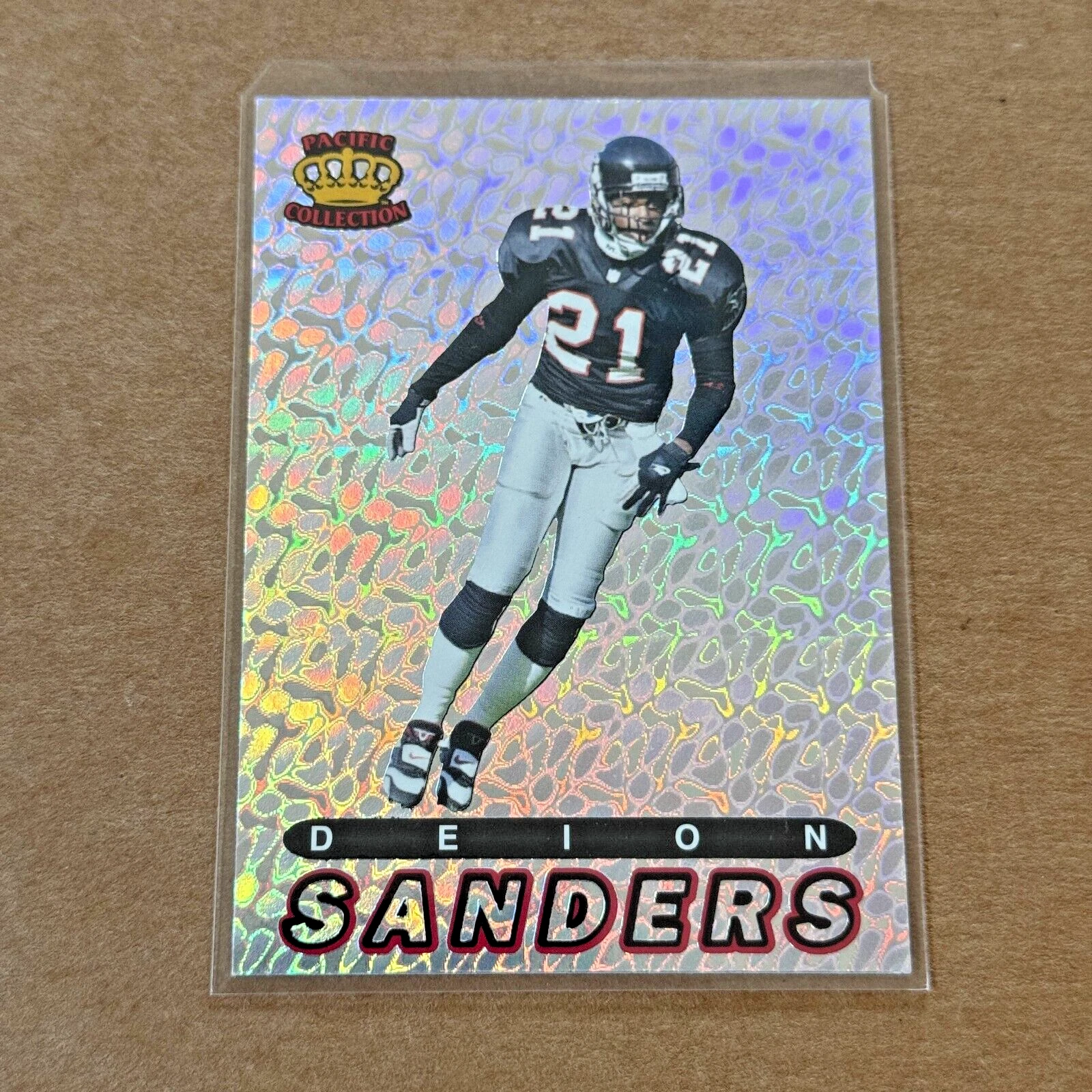 1994 Pacific Prisms Collections DEION SANDERS #101 Atlanta Falcons