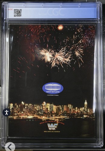 WWF Summerslam 1988 Official Souvenir Program CGC 9.4 Hulk Hogan Randy Savage - Picture 2 of 3