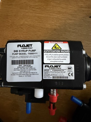#ad FLOJET T5000111 Bib Syrup Pump Operating Pressure 20 to 80 PSI $45.00