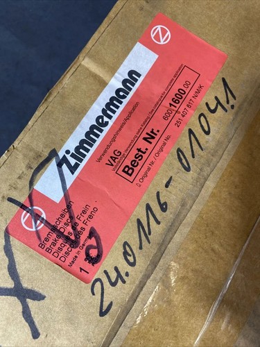 1x Zimmermann remschijven voor 260mm VW Transporter T3 Bus - Afbeelding 8 van 8