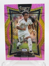 2024-25 Panini Select FIFA Endrick Pink Mojo /299 Terrace - Real Madrid 