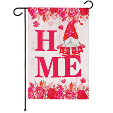 1 Ft. X 1.5 Ft. Polyester Happy Valentine'S Day Gnome Holding Love Sign 2-Sided