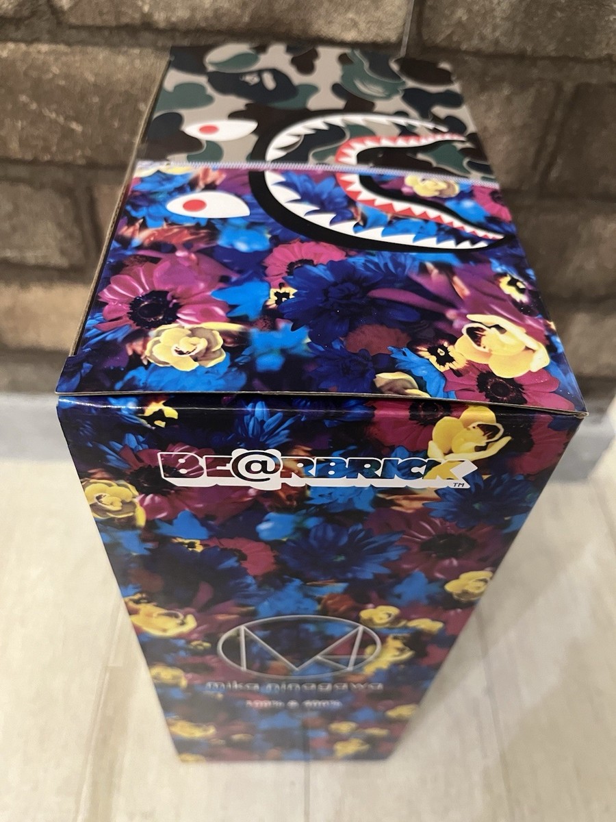 Medicom BE@RBRICK Bape Mika Ninagawa Camo Shark Green 400%,100