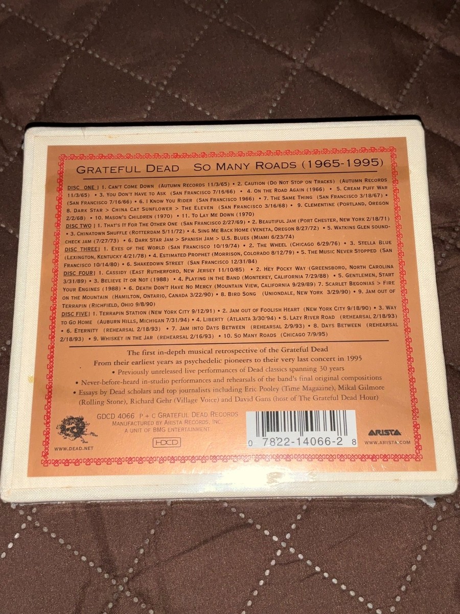So Many Roads (1965-1995) [Box] by Grateful Dead (CD, Nov-1999, 5