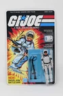 Vintage 1983 GI Joe Snow Job Arctic Trooper on Reproduction Card Hasbro