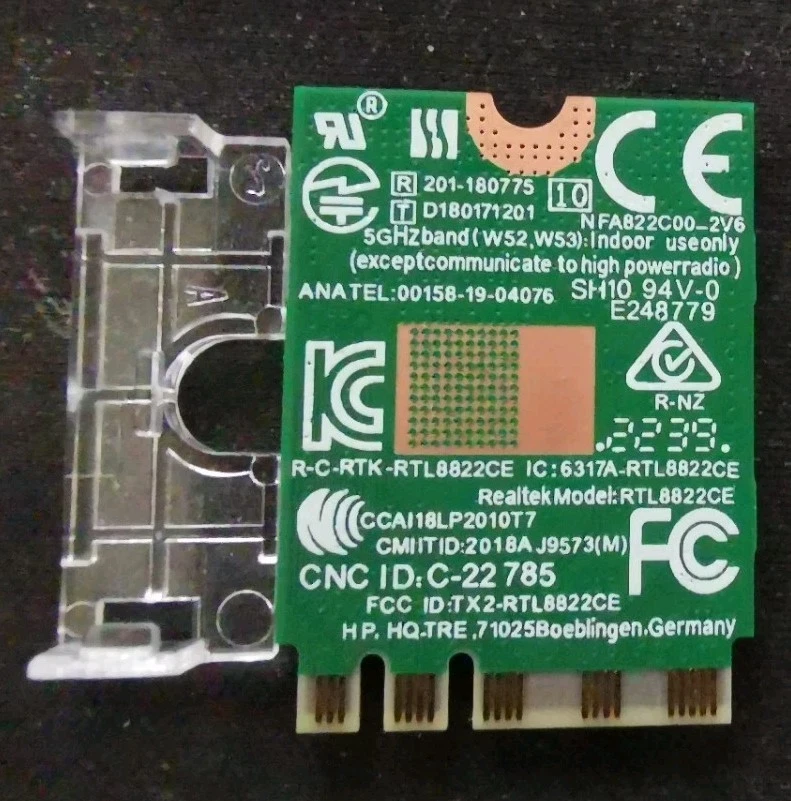 Realtek RTL8822CE PCIE WLAN Wifi Modulo L44431-001 HP 15-Victus-Pavilion - Immagine 2 di 2