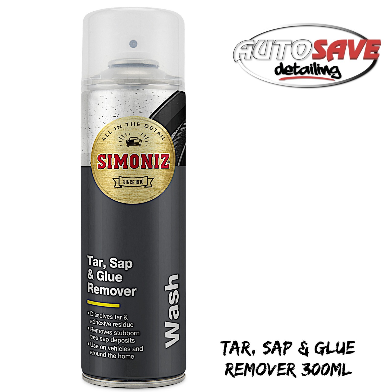 Simoniz - Tar, Sap & Glue |300ml |Dissolves Adhesive Residue |Lift Stains