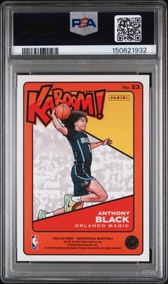 2023 PANINI CROWN ROYALE KABOOM! #23 ANTHONY BLACK PSA 7 | eBay
