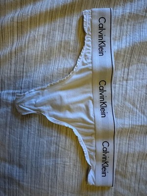 Calvin Klein, Strings, weiß und schwarz, Gr. S