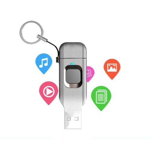 Encryption Fingerprint Flash Drive Metal USB Disk Computer Accessories - 第 3/16 張圖片