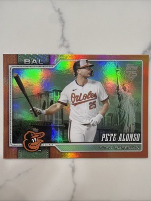 SSP Pete Alonso 2026 Topps Orange Foil 22/25! Orioles NYC Fanatics Exclusive