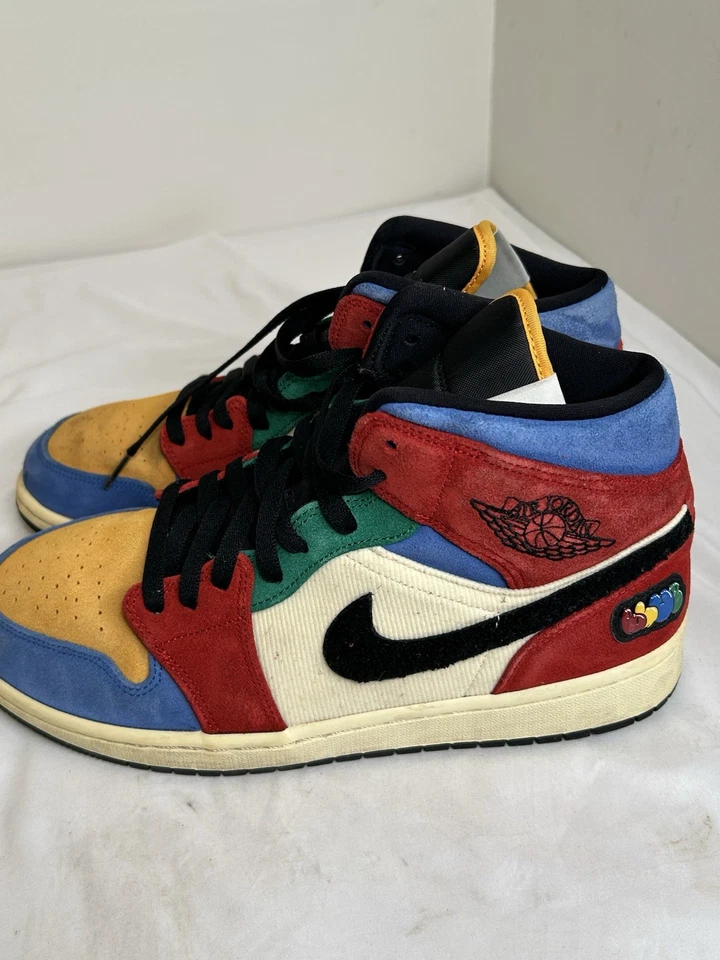 Talla 11 - Azul The Great x Air Jordan 1 Mid Fearless Foto 3 de 4