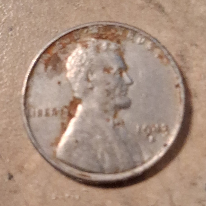 1943 Lincoln Wheat Small Cent Steel Philadelphia Mint Business Strike KM#132