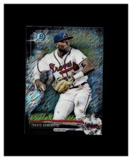 2017 Bowman Chrome Mini Prospects Black Shimmer Refractor Travis Demeritte /100