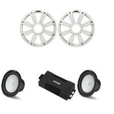 Kicker 48PXA6001 Weatherproof Powersport Mono Amp  2 10" 4 Ohm Marine Subw...