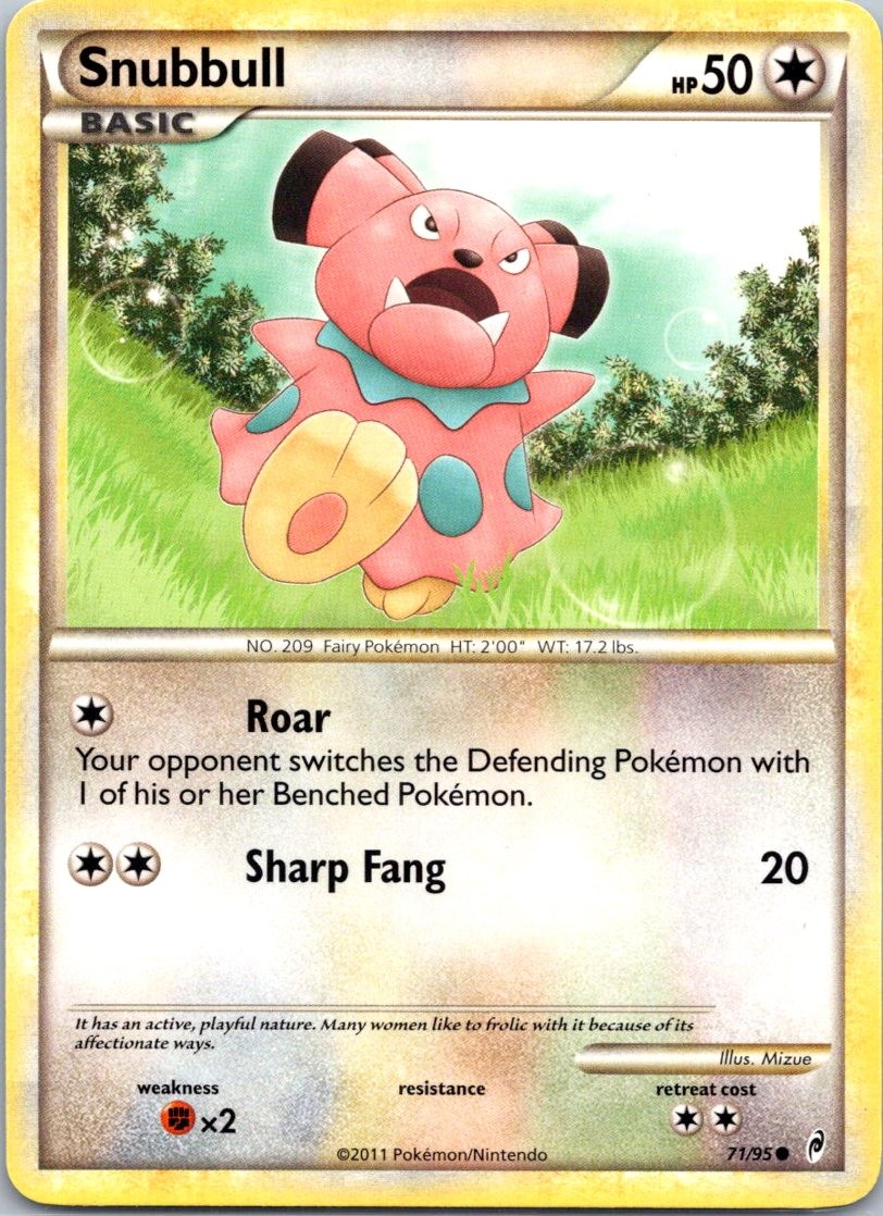 Snubbull 71/95 Common Call of Legends NM