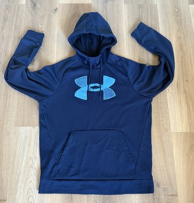 Under Armour Navy Blue Sportswear Medium Hoodie Jacke Tech Fleece Sweatshirt