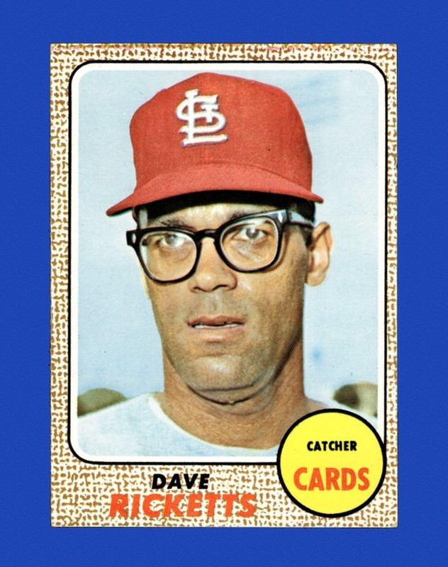 1968 Topps Set-Break # 46 Dave Ricketts EX-EXMINT *GMCARDS*