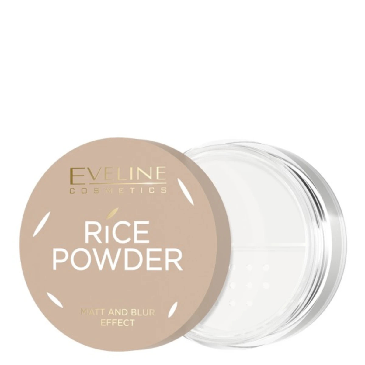 Eveline Rice Powder Transparent Loose Powder Matt and Blur Effect Vegan 10g