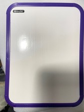 BAZIC 8.5" X 11" PURPLE Dry Erase WhiteBoard plastic 6H
