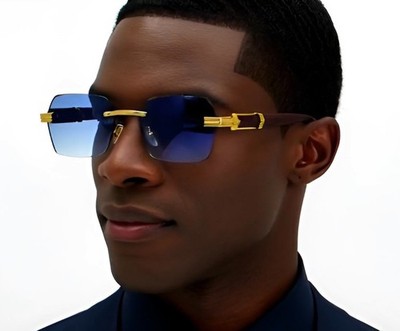 Lentes Para Hombres De Moda Gafas Estilo Grande Men Sunglasses Hip Hop Model NEW