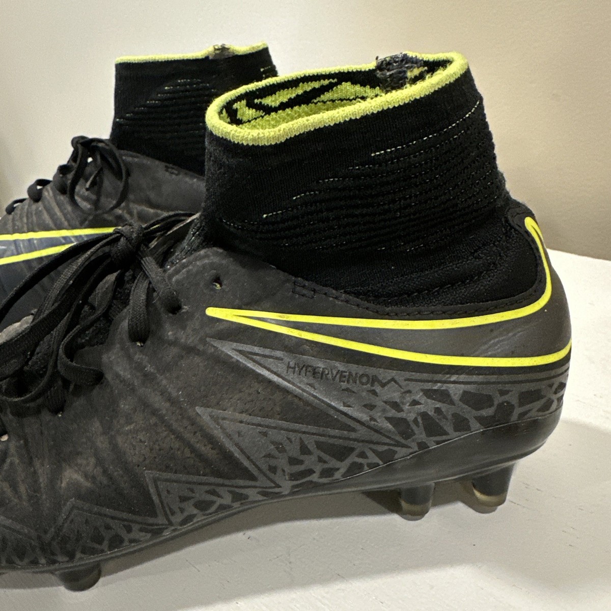 Nike Hypervenom Phantom II FG Black ACC Football Soccer Cleats US