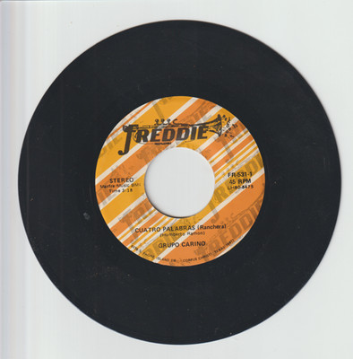*Grupo Carino-''Cuatro Palabras/Una Noche Mas'' *Latin Tejano/45-(Vinyl} *{S337}