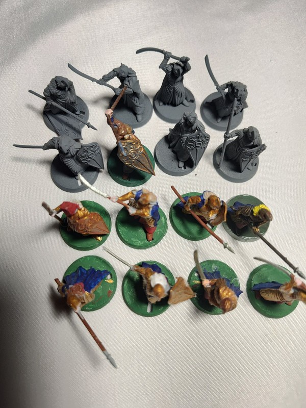 GW MESBG Lord of the Rings Galadhrim Warrior Lot (16) Lothlorien Warhammer D&D
