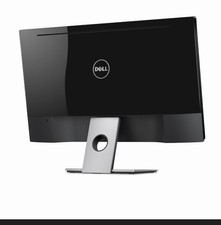 Dell Computer Monitor Black Silver Display with Stand