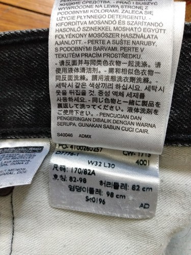 levis 501 ct mens 32x30 Black - Picture 5 of 15
