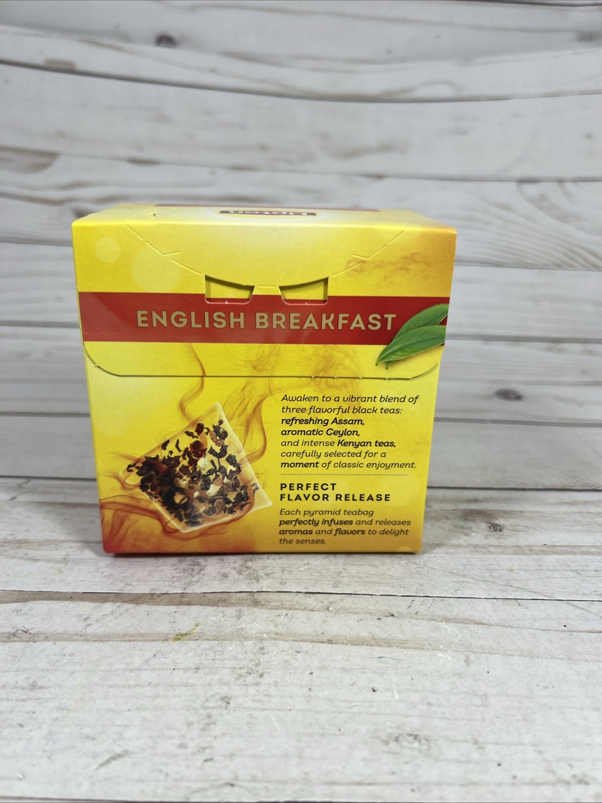 Lipton English Breakfast Black Tea 20 Pyramid Bags Assam Ceylon  (2Pack) 2/26