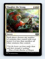 #131 2025 Tarkir: Dragonstorm Commander TDC Slaughter the Strong Uncommon